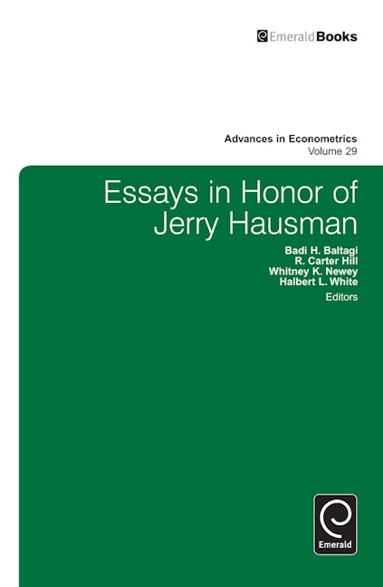 Book cover image for Essays in Honor of Jerry Hausman ISBN: 9781781903070